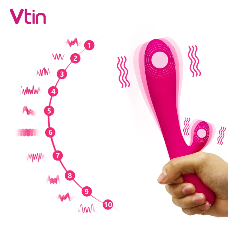 Вибратор секс игрушки для женщин Двойной 30 скоростной вибратор эротическая