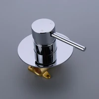 shower mixer valve concealed shower mixer valve tap brass bathroom bath round modern in wall hot and cold basin faucet