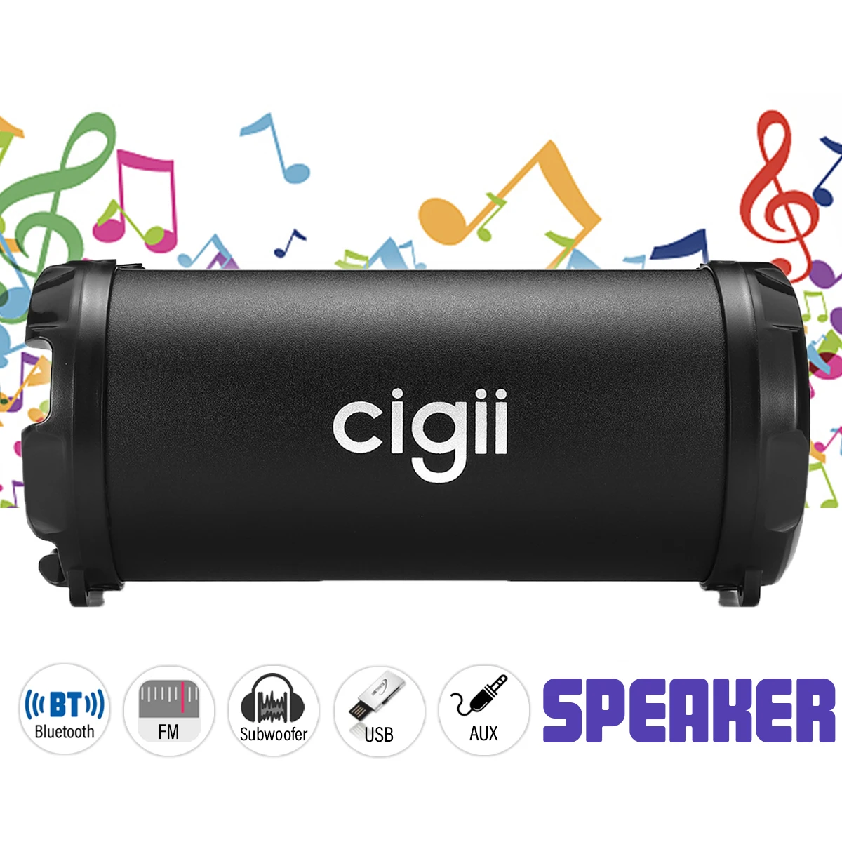 Portable bluetooth Speaker Subwoofer Wireless Music Player Outdoor Party Mini altavoz Speakers With Mic Suport FM AUX USB SD
