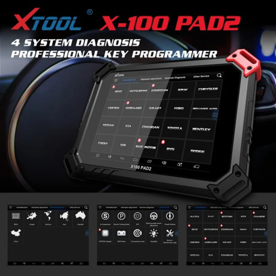 XTOOL X 100 PAD2 PRO X100 специальные функции Expert Update версия PAD с V W 4th и 5th IMMO| |