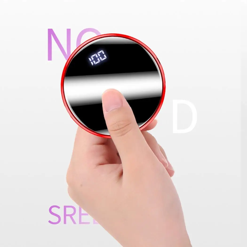 Mi ni power Bank mi rror экран 20000 мАч Быстрая зарядка внешний аккумулятор зарядное