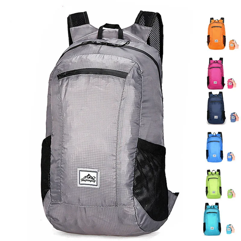 

20L Lightweight Portable Foldable Backpack Waterproof Backpack Folding Bag Ultralight Outdoor Pack for Women Men Travel Hiking