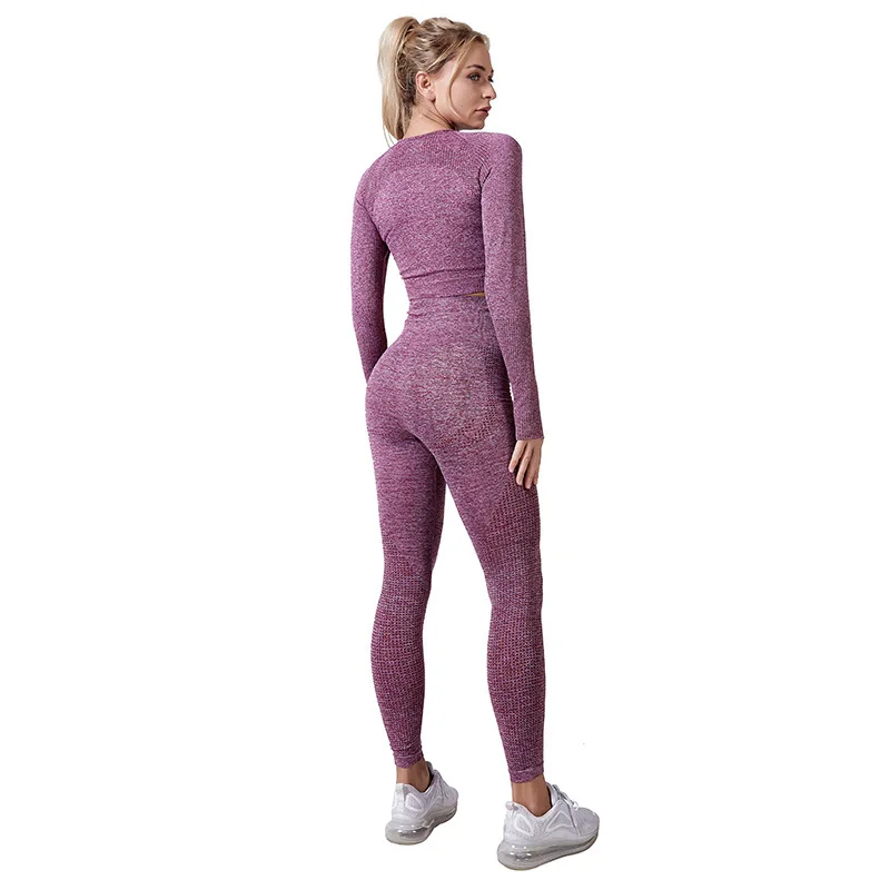 Женский спортивный костюм из 3 предметов для занятий спортом зимняя одежда йогой