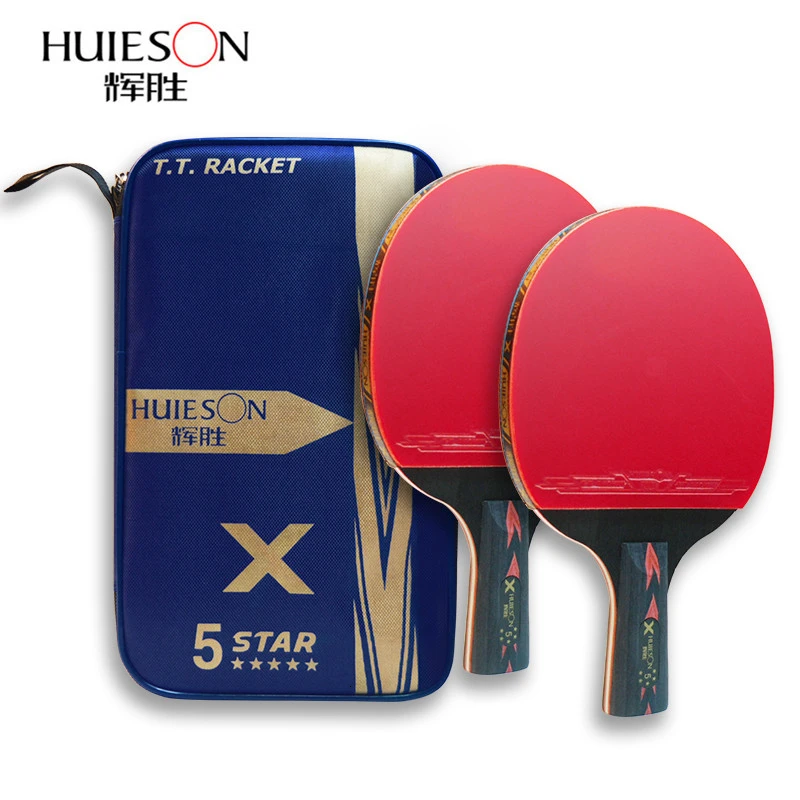 HUIESON 5 звезд ракетка для настольного тенниса пинг понга летучая мышь Премиум