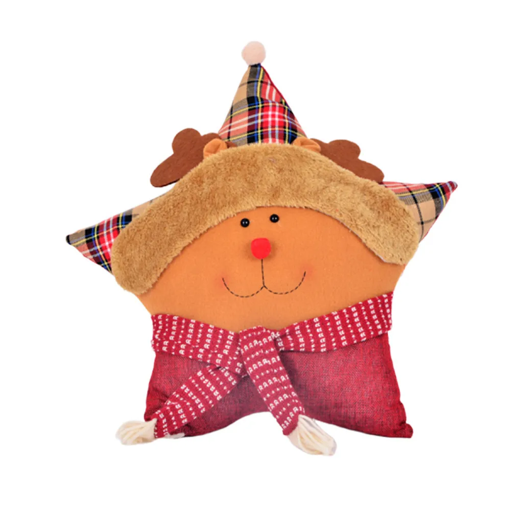 Милые рождественские Подушки украшение для дома праздничные подушки модные