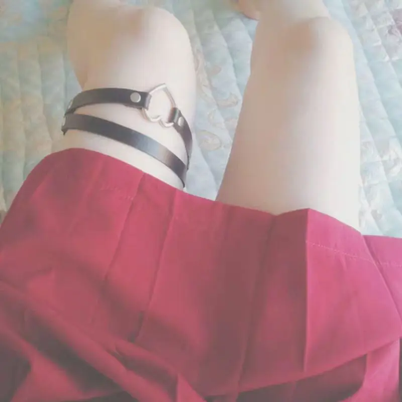 Женские регулируемые 2 ряда Искусственная кожа пикантные высокие облегающие