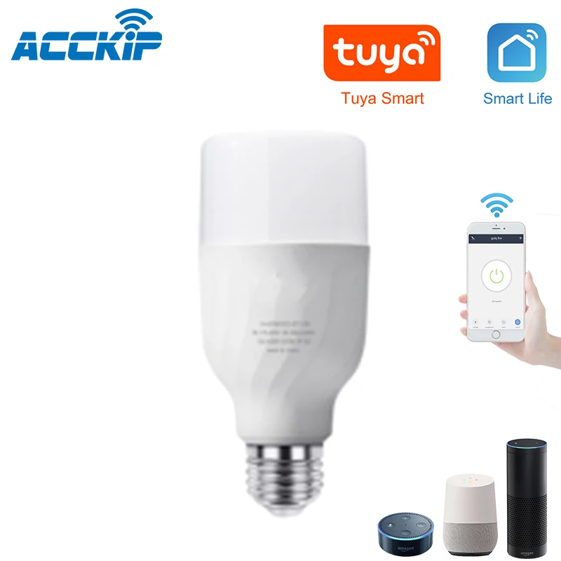 ACCKIP светодиодный умный светильник беспроводная лампа CW + WW 2700 6500K 13 Вт 18 24