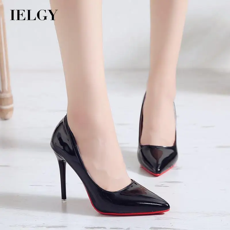 

IELGY pointed shallow mouth with 10cm high heels for work