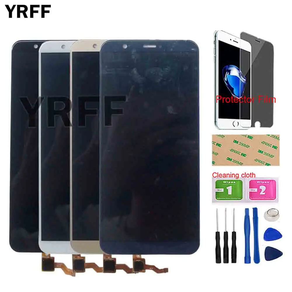 

5.65'' Phone LCD Display For Huawei P Smart Touch Screen For Huawei Enjoy 7S Digitizer Panel Sesnor Assembly Tool Protector Film