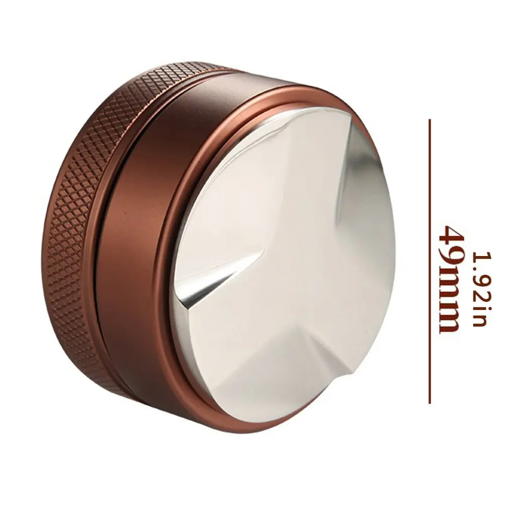 

49mm Coffee Tamper Coffee Distributor Adjustable Espresso Powder Hammer Distributor Coffee Tamper Leveler