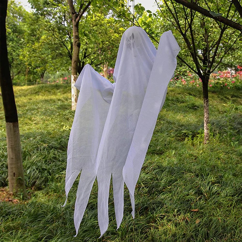 Украшение на Хэллоуин призрак подвесное украшение белый Летающий скелет