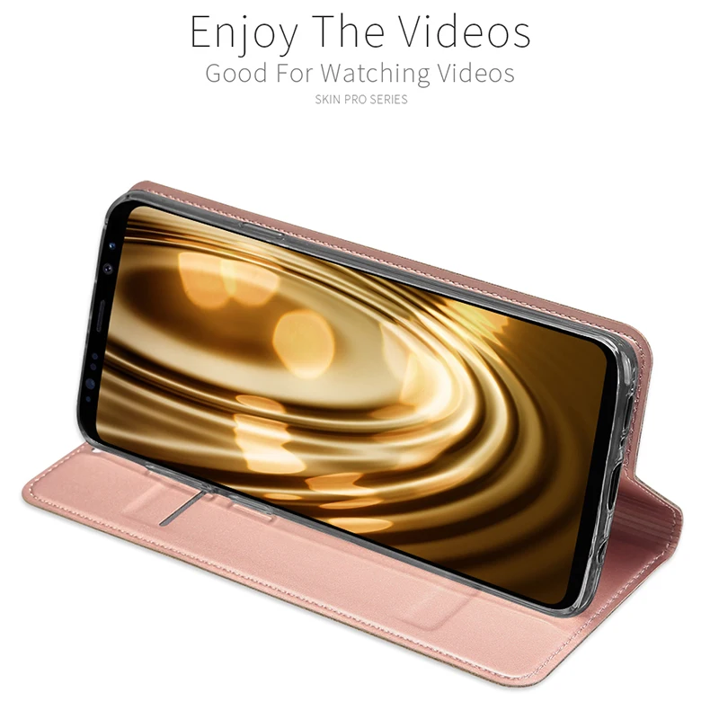 DUX DUCIS для samsung Galaxy Note 9 8 S8 S9 S10 Plus E ультратонкий кожаный чехол с откидной крышкой для Galaxy A6 A8 Note10 Plus A7 A9