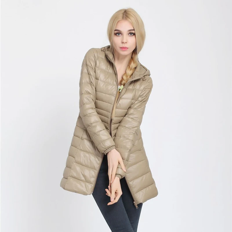 

Woman Down Parka Designer Winter Jacket Womans Long Duck Down Jacket Outwear Ultralight Hooded Duck Coat Lady Down Clothes