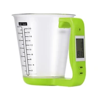 electronic measuring cup kitchen scales with lcd display digital beaker host weigh temperature measurement cups kitchen tools