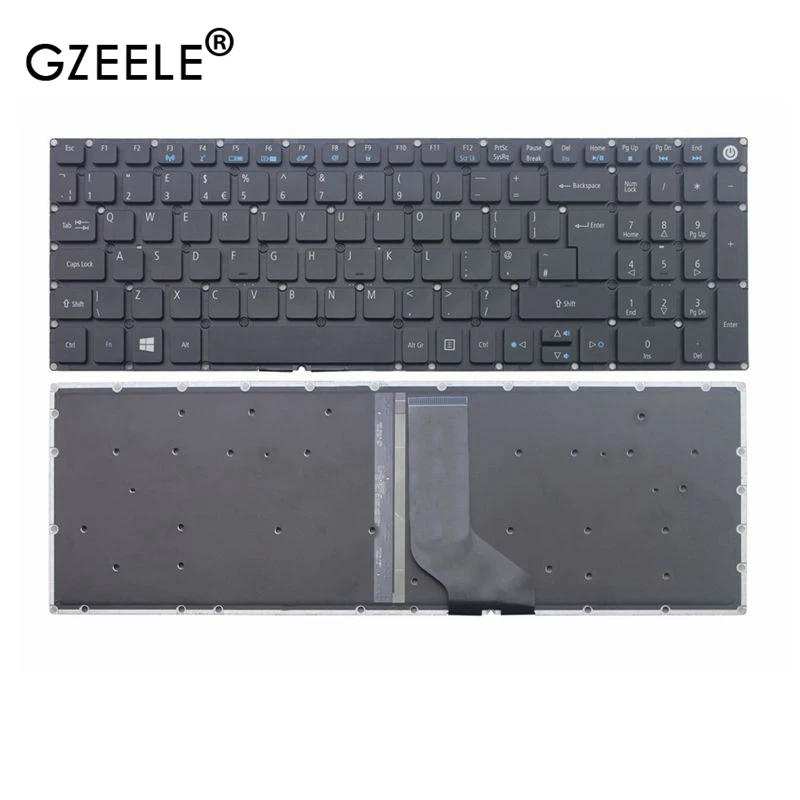Клавиатура UK GB для Acer aspire E5-522 E5-532 E5-573 E5-722 E5-575 E5-523 E5-552 V5-591G с подсветкой | Компьютеры