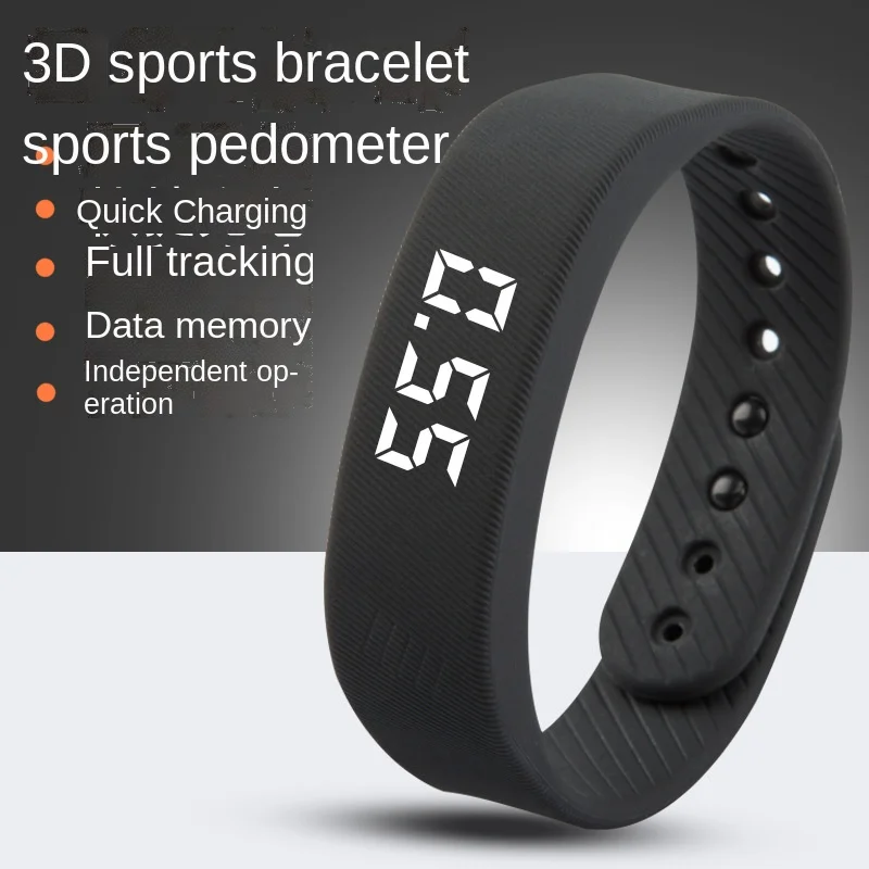 

EDISY T5T8 Sports Smart Watch Bracelet Multifunctional Waterproof Student Watch Men and Women Electronic Watch LED Bracelet