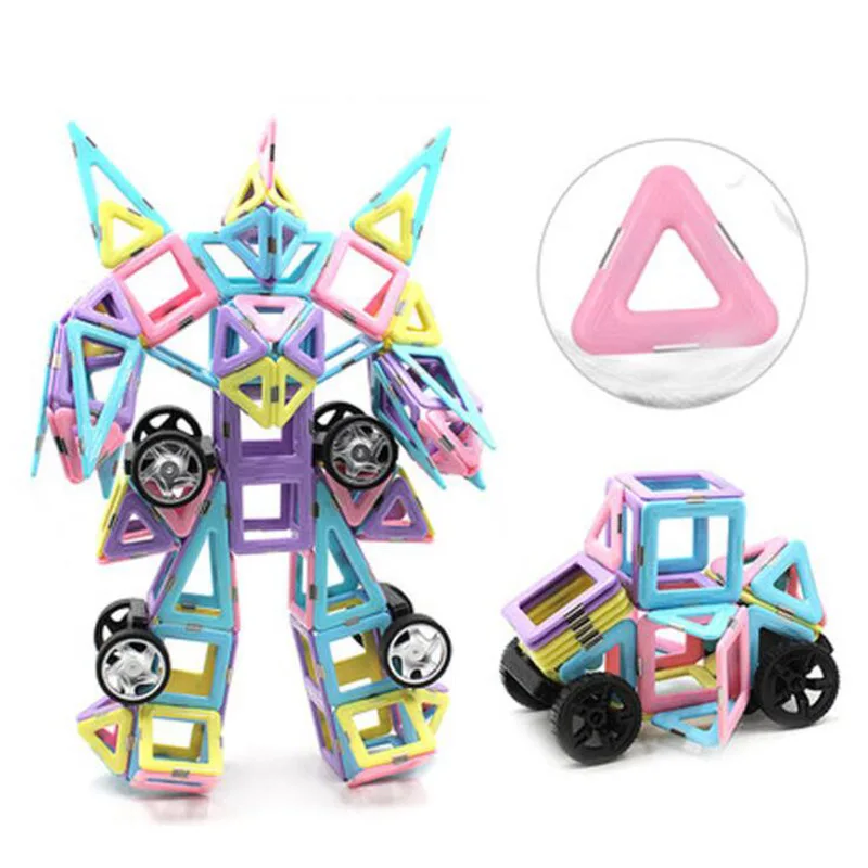 

236pcs Big Size Magnetic Building Blocks Magnetic Designer Construction Toys Set Model Magnet Educational Toys