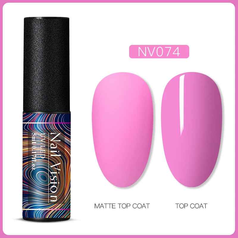 EES06669 Nail Vision 5 мл УФ-гель для ногтей Чистый гель лак матовый цвет нужно матовое верхнее покрытие замочить от ногтей гель лак для маникюра DIY - Цвет: EES06669