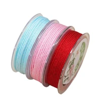 3mm nylon string chinese satin braided cord binding rope for jewelry findings material for diy bracelet making wire 6meters roll