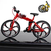 110 alloy bike model folding mountain bike metal collection toy gifts can be customized boys like exquisite workmanship exquisi