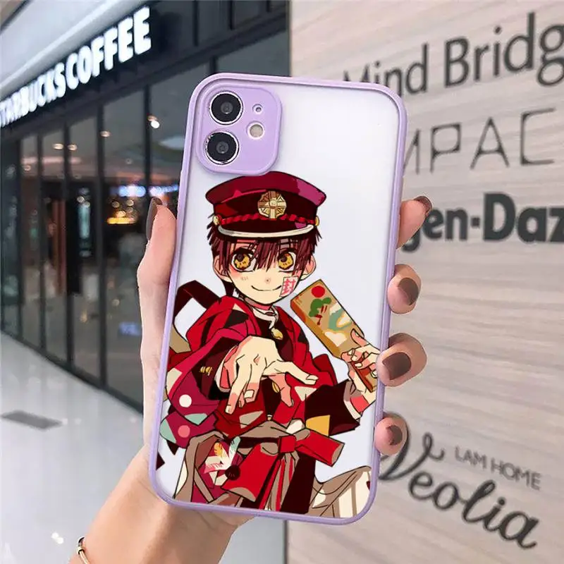 

Anime Toilet Bound Hanako Kun Phone Cases Matte For iPhone 12 Mini 11 Pro XR XS Max 7 8 Plus X Hard PC Back Cover
