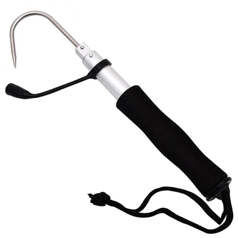 

60 / 90/120cm ice fishing special hook hook stainless steel sea telescopic fishing rod hook outdoor fishing supplies