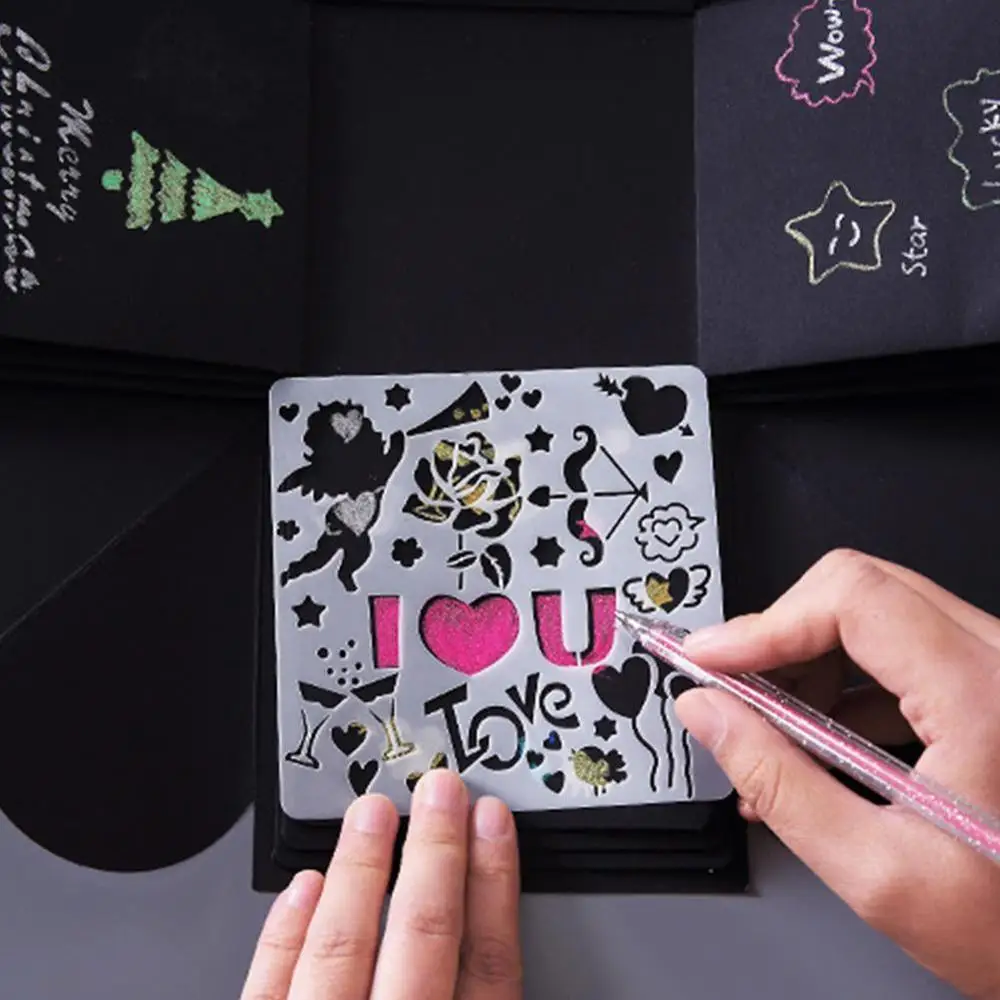 1 шт. DIY Фотоальбом кружевное украшение линейка инструменты доска для рисования