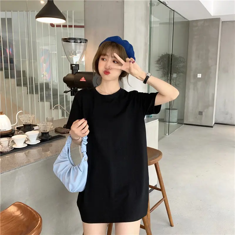 2020 Kawaii Black Women Tshirt Korean Cotton Casual Funny Wing T Shirt Gift For Lady Yong Girl Summer Top Tee Harajuku Tops | Женская