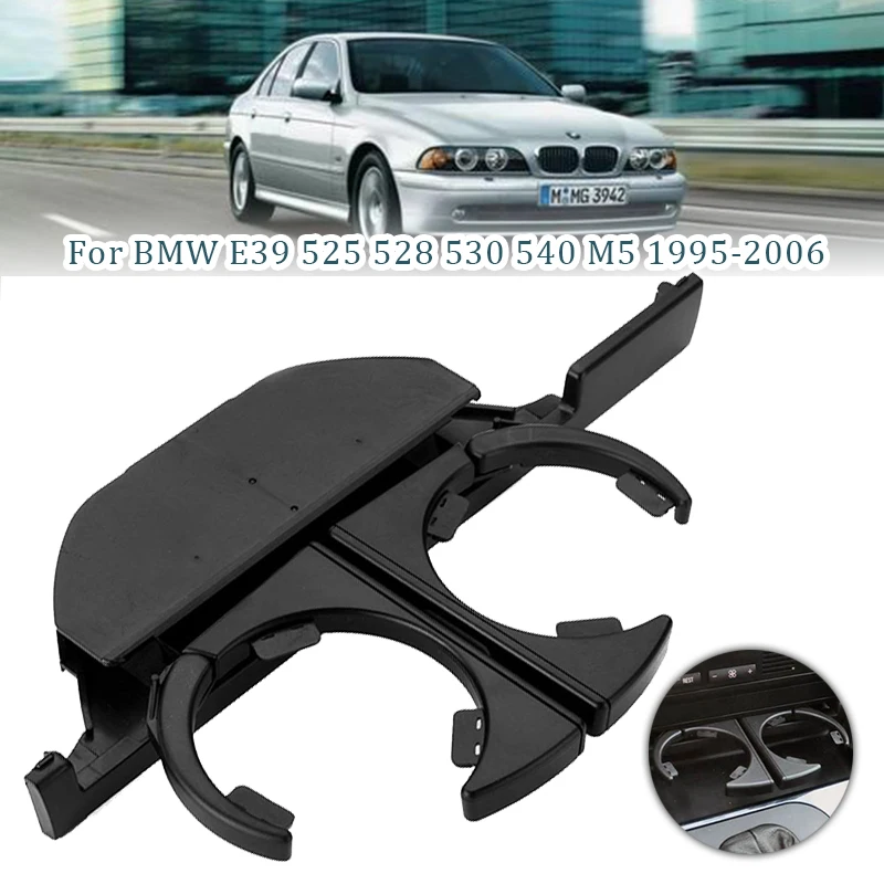 

Car Interior Accessories 51168190205 Portable Retractable Car Drink Holder Cup Holder For BMW E39 525 528 530 540 M5 1995-2006