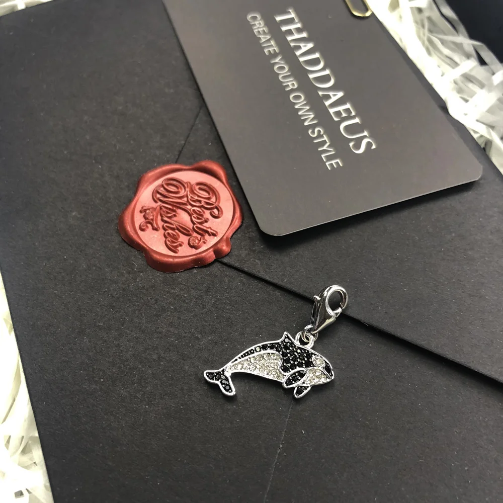 Подвеска в форме Косатка Кита 2019 Фирменная Новинка Европы Стиль украшения для