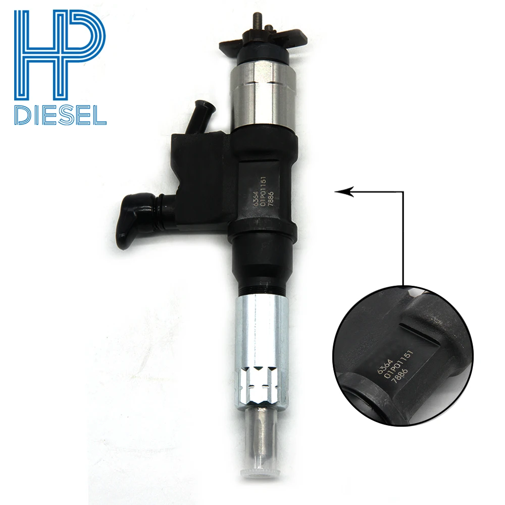 Common rail injector 095000-6364 for Denso diesel fuel Injector 6363 with high quality suit Mitsubishi L200 valve 1211814 | Автомобили и