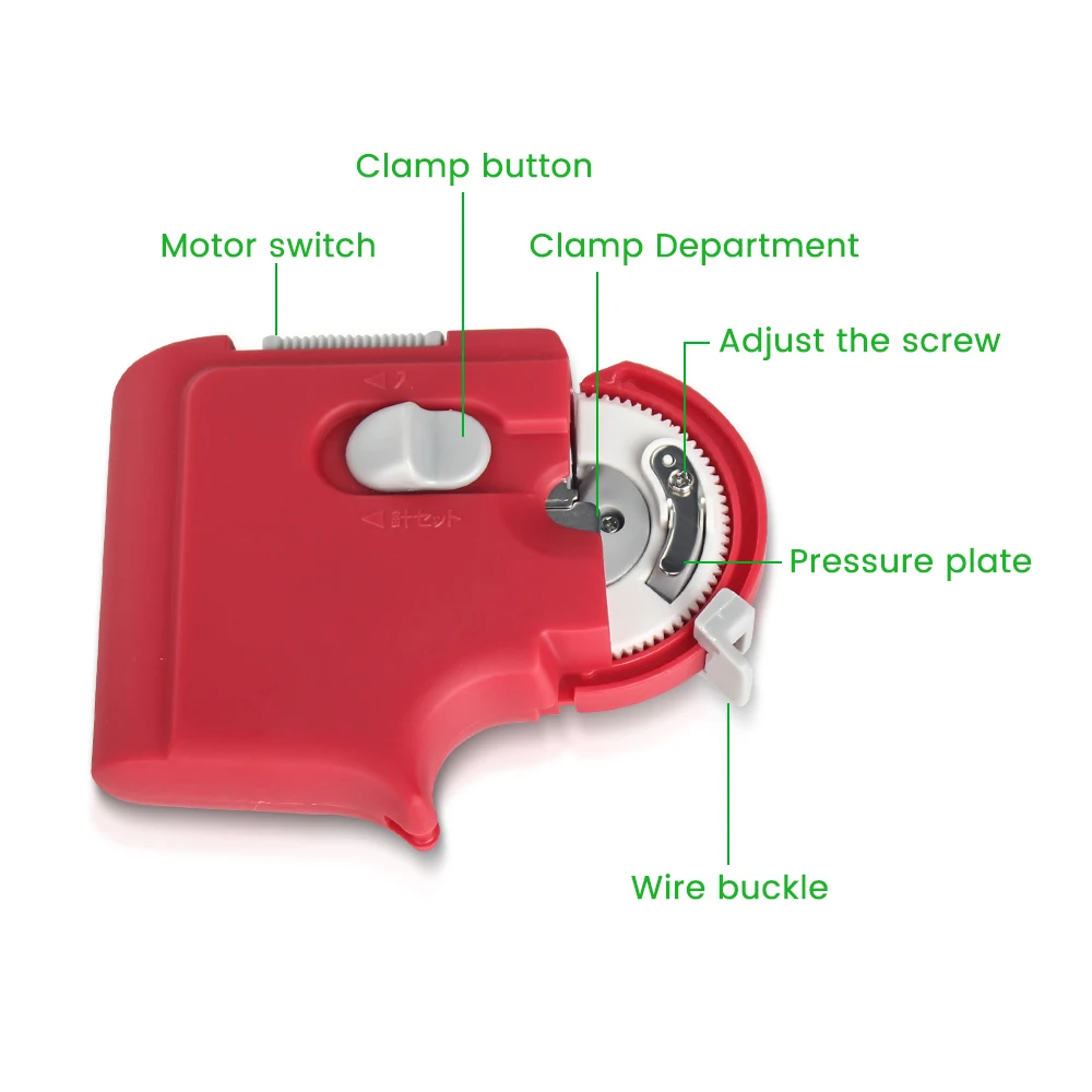 DNDYUJU Automatic Portable Electric Fishing Hook Tier Machine Fishing Accessories Tie Fast Fishing Hooks Line Tying Equipment