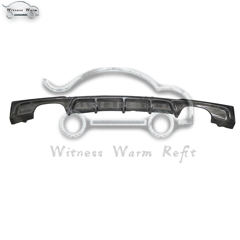 Бампер задний диффузор губа ДЛЯ BMW F30 седан четыре выхода выхлопных газов 2012 2018 320i