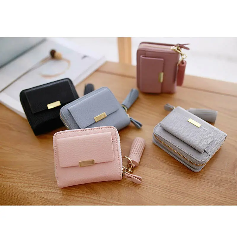 Женский маленький кошелек из искусственной кожи модная дамская короткая