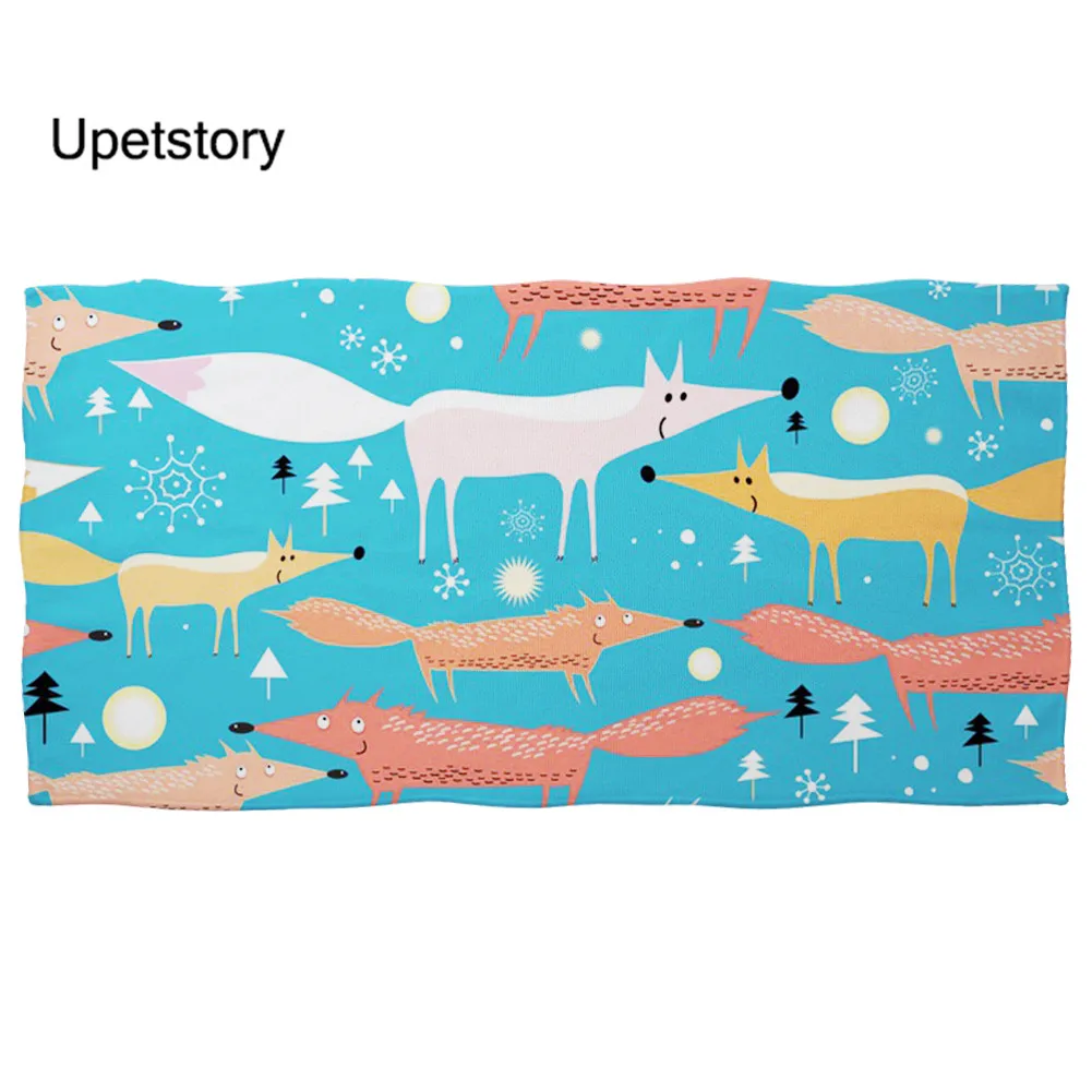 

Upetstory печать мультфильм лиса домашняя Ванна Душ для детей мальчиков девочек подростков летние бассейн; Душ Полотенца 75x150 см