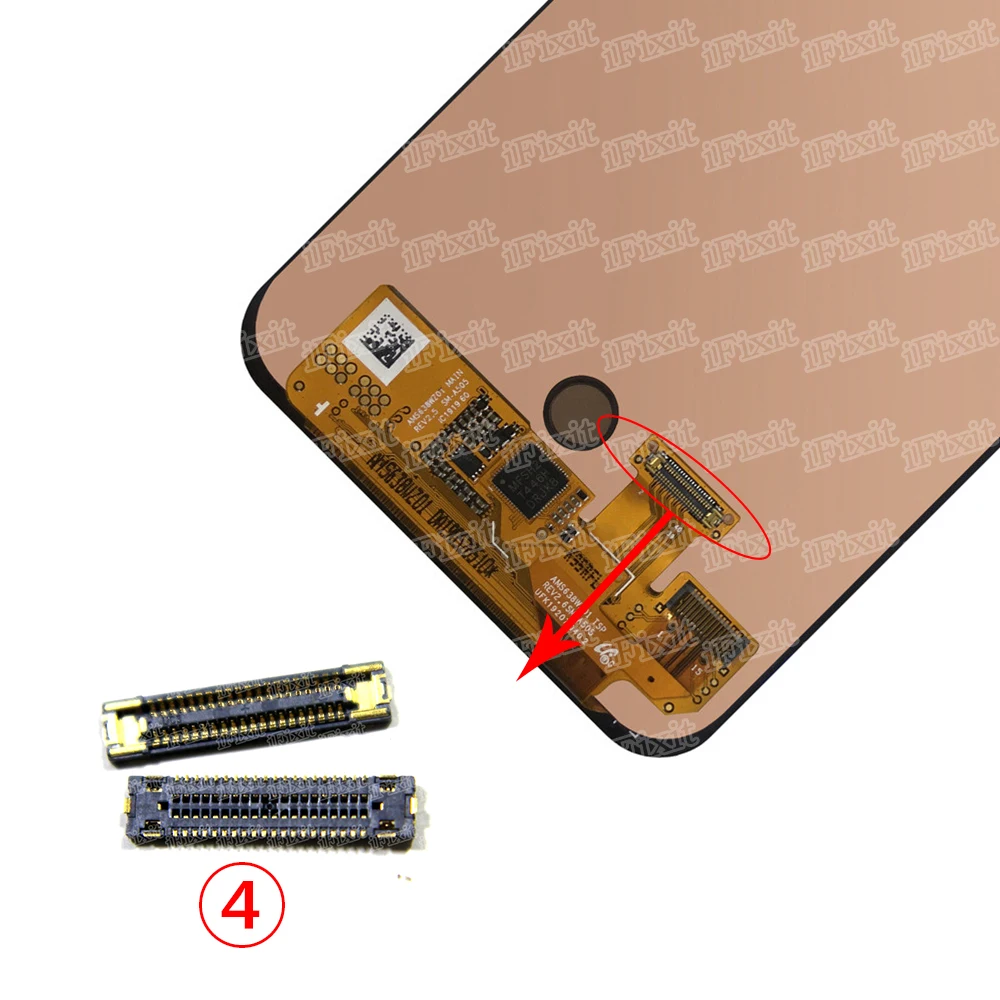 ЖК-дисплей FPC Разъем для Samsung Galaxy A50 A505 A505FN/DS USB зарядное устройство контактный