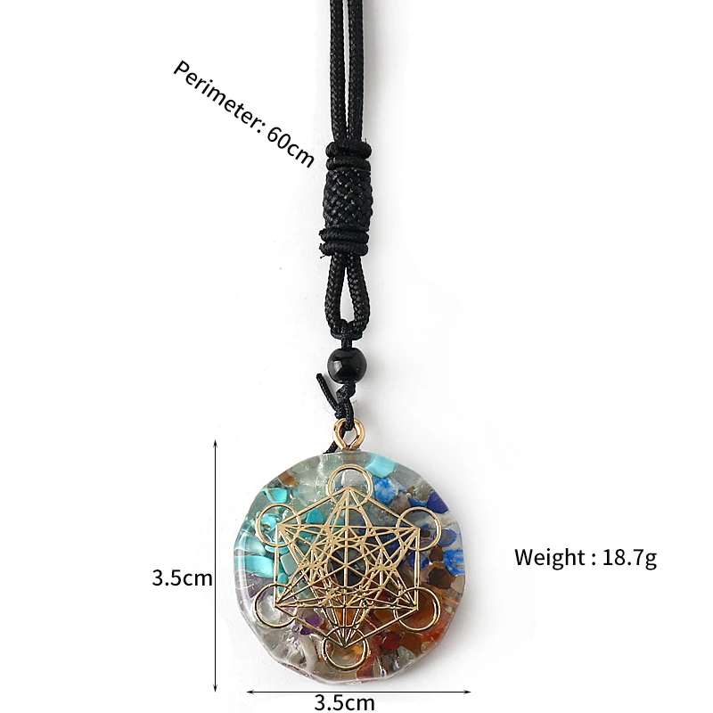 Цепочка с бусинами Orgone Energy Prana Vitality ожерелье подвески на шею ювелирные изделия из