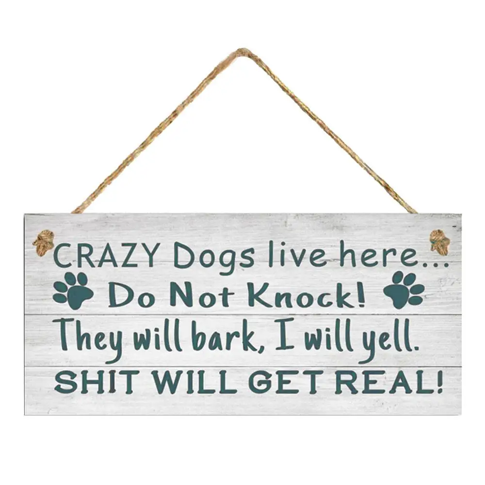 Декоративная подвесная тарелка с надписью Do Not Knock практичная декоративная