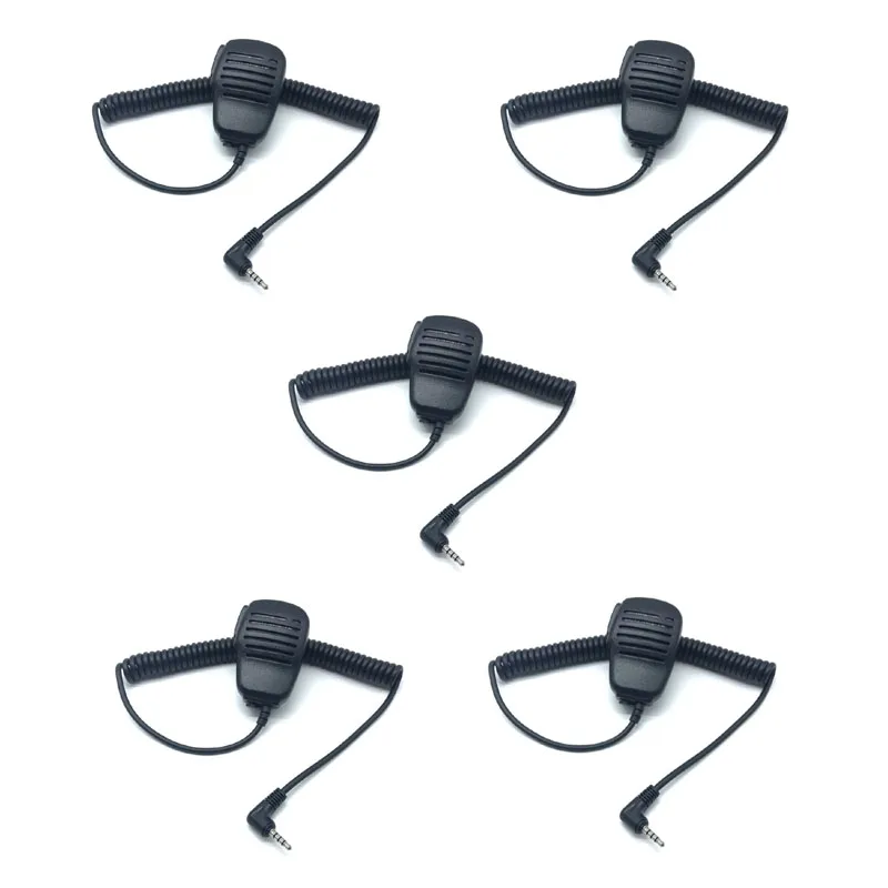 

5PCS 1 Pin 3.5mm Handheld Speaker PTT Mic for Yaesu Vertex VX-1R/2R/3R/5R/VX168/VX160/FT60R VX-3R VX-5R FT-60R FT1DR FT2DR Radio