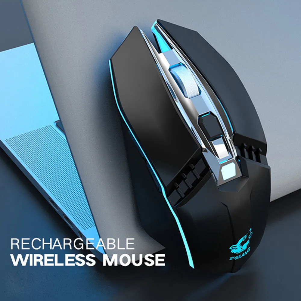 

X5 Bluetooth 5.0+3.0+2.4G Wireless Three Mode Mute Rechargeable Gaming Mouse Computer Table Ergonomic Silent For PC Laptop