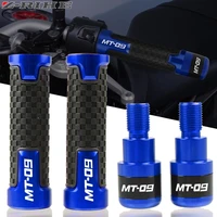 78 22mm motorcycle accessories handlebar grips handles bar grip ends cap plug for yamaha mt 09 fz 09 mt09 fz09 2014 2015 2016