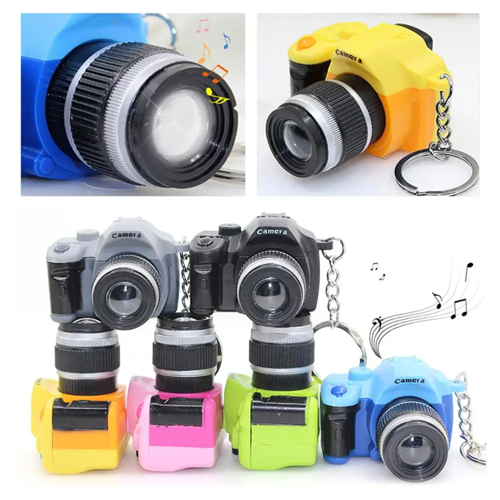 Милые светодиодный Камера мигающие игрушки для детей цифровая брелок световой