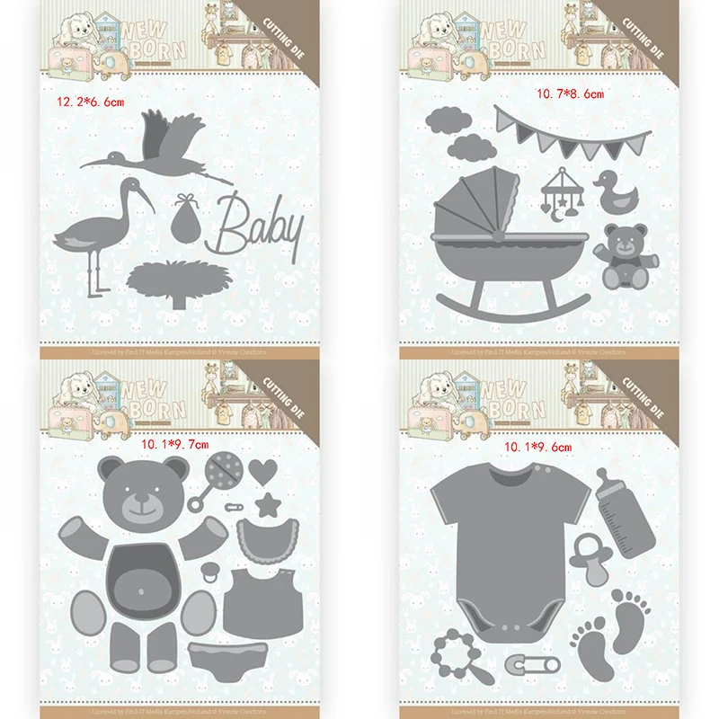 CH 2021 Новое поступление детский трафарет металлические режущие штампы для