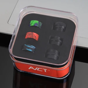 6-в-1 смолы 510 810 эпоксидная смола Кабриолет Замена дрип-тип мундштук с стерлингового серебра для форсунок аксессуар