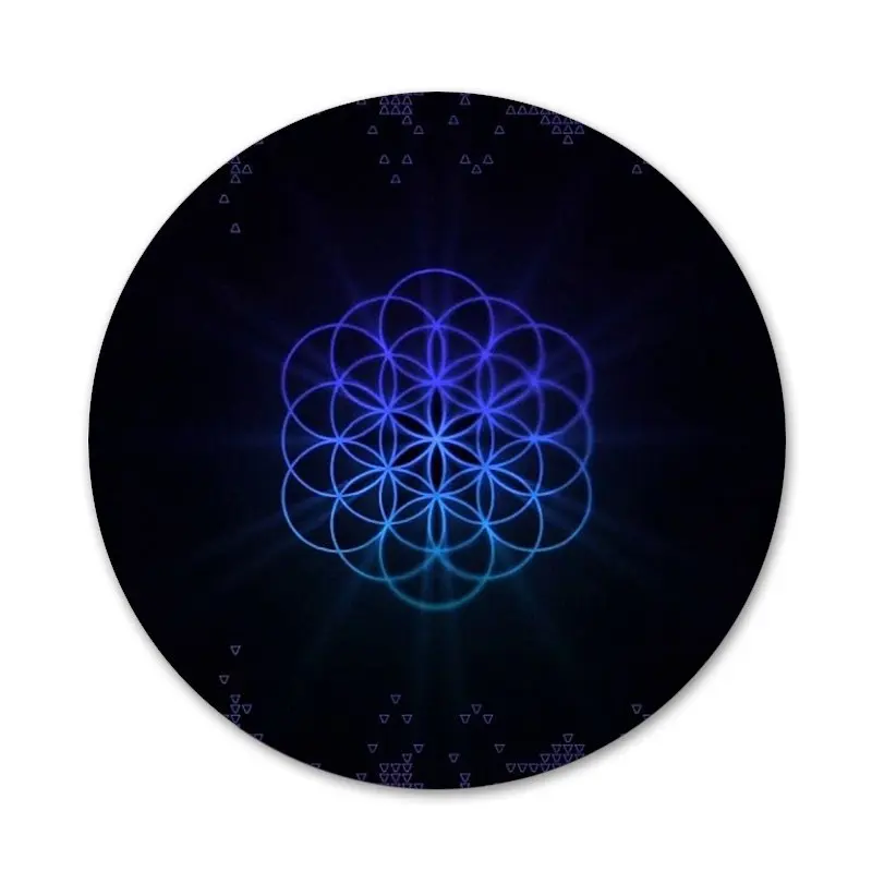 58mm Coldplay logo Brooch Pin Cosplay Badge Accessories For Clothes Backpack Decoration Gift | Дом и сад