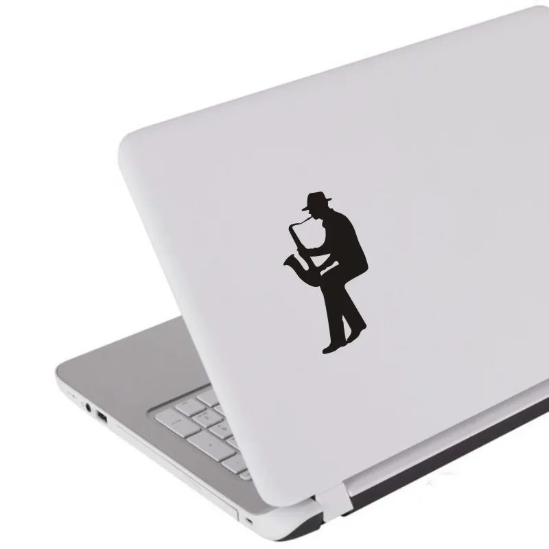 Бесплатная доставка современный саксофон джаз музыка виниловая наклейка