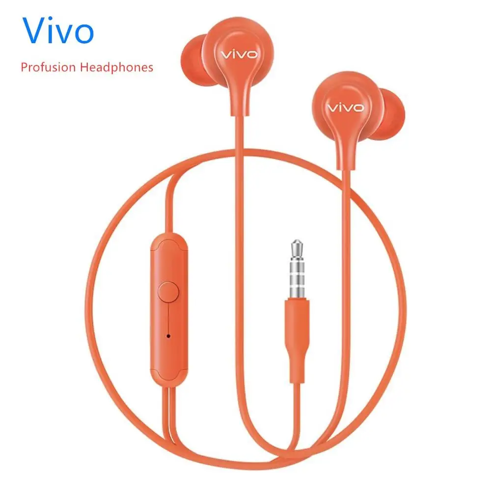 Наушники Vivo in riotous profusion оригинальные проводные наушники вкладыши с круглым