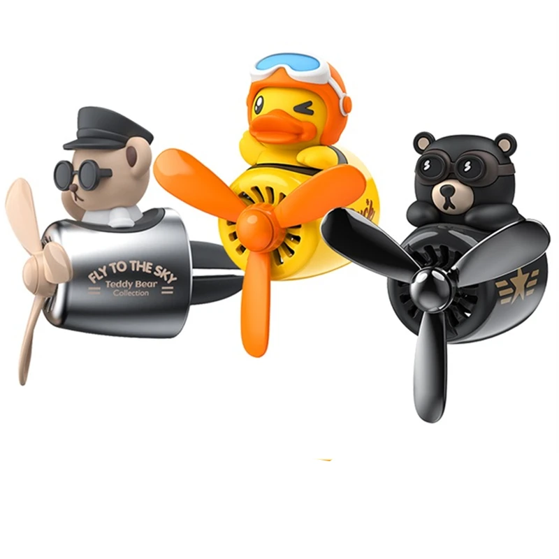Освежитель воздуха для автомобиля медвежонок Тедди освежитель с вращающимся