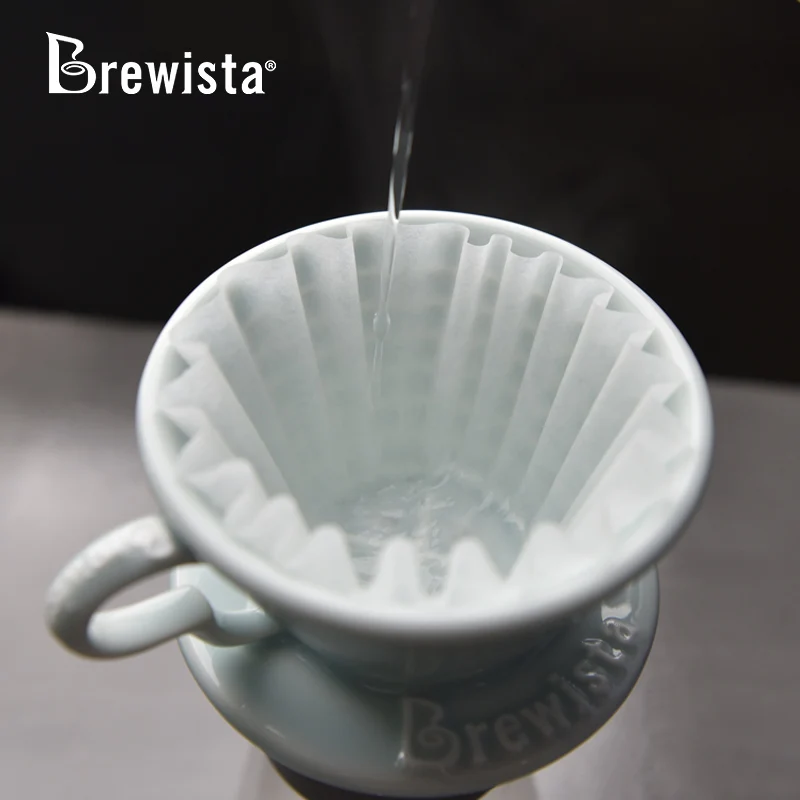 Brewista #155 #185 волнистый Налейте бумажный фильтр для кофе капельный волна 2-4 чашки