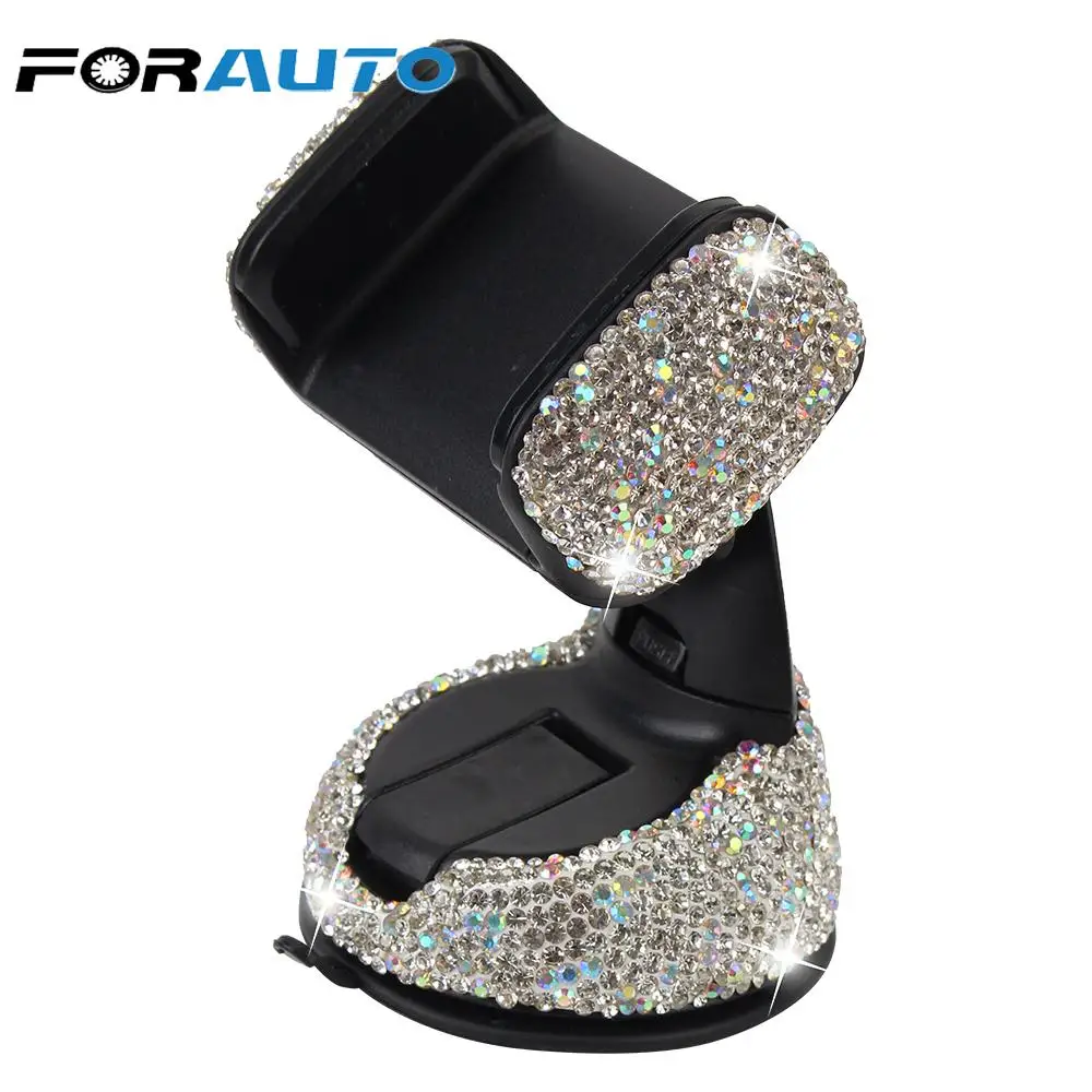 

Универсальный автомобильный держатель для телефона с поворотом на 360 градусов для автомобильной приборной панели Стразы для автомобильных...
